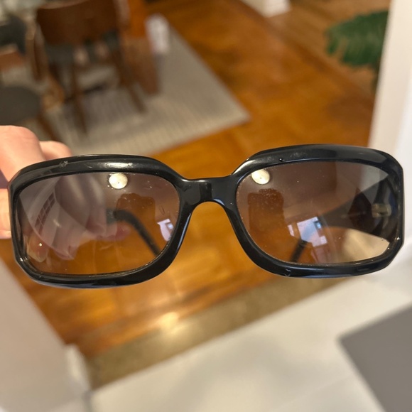 CHANEL Vintage Sunglasses 5064-B Black c 501/13 size 61-17 125 made in Italy - Picture 3 of 8